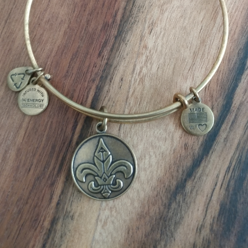 Alex and Ani Fleur de Lis Bracelet